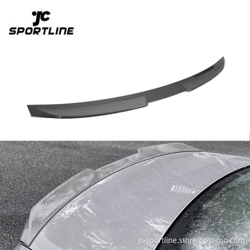 Dry Carbon Fiber Rear Trunk Spoiler for BMW 5 Series G60 M Sport xDrive 2024+